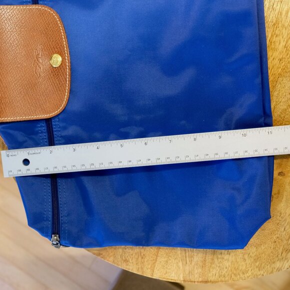 LONGCHAMP Pliage Document Holder Briefcase Royal Blue EUC - Picture 13 of 14